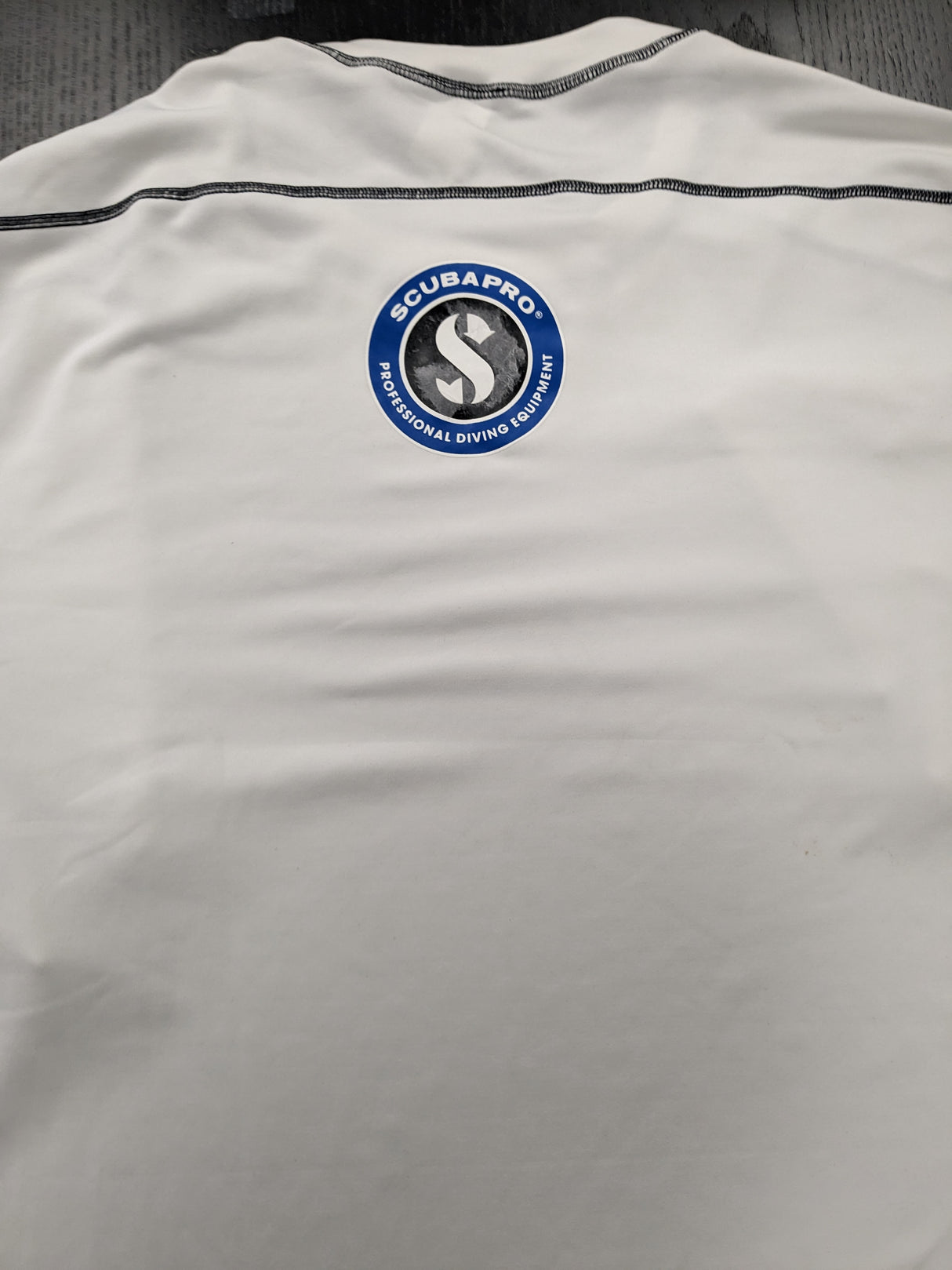 Used Scubapro Rash Guard Mens, C-Flow, Short Sleeve (UPF50)-