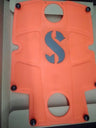 Used Scubapro S - TEK Back Pad Kit-Orange-