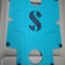 Used Scubapro S - TEK Back Pad Kit-Turquoise-