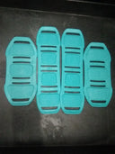 Used Scubapro S - TEK Shoulder & Waist Pad Kit-Turquoise-