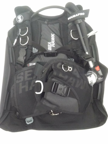Used Scubapro Seahawk2 with Air2 V GEN (2019)-Black-L-