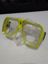 Used Scubapro Solara Dive Mask-Yellow-