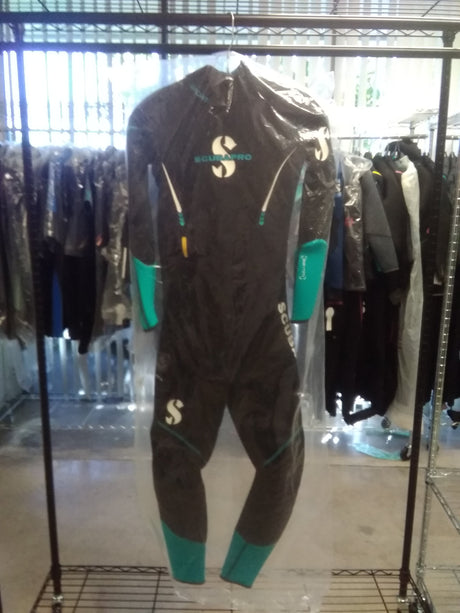 Used Scubapro Sport Steamer 3mm Bzip Womens Full Scuba Diving Wetsuit-XS-