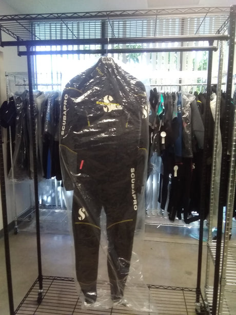 Used Scubapro Sport Steamer 5mm Bzip Men's-Black/Yellow-S-