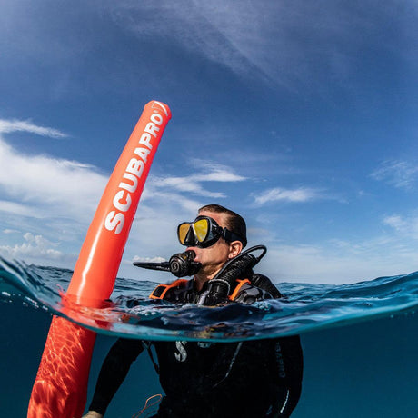 Scubapro Surfer Marker Buoy PVC Orange 4.3 ft-