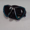 Used Scubapro Synergy Mini Dive Mask W Comfort Strap-Turquoise/Silver-Black-