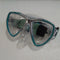 Used Scubapro Synergy Mini Dive Mask W Comfort Strap-Turquoise/Silver-Clear-