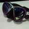 Used Scubapro Synergy Twin Dive Mask with Comfort Strap-Black/Purple/Silver-