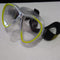 Used Scubapro Synergy Twin Dive Mask with Comfort Strap-Clear/Yellow/Silver-
