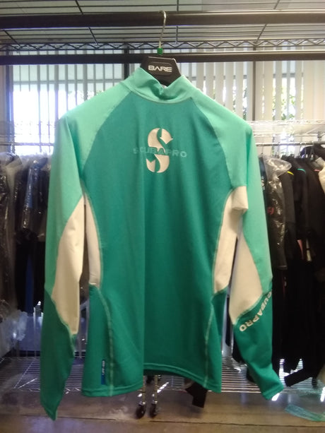 Used Scubapro T - Flex Rash Guard Womens, Long Sleeve (UPF80)-Teal-XS-