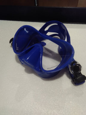 Used Scubapro Trinidad 3 Low-Volume Single Lens Scuba Diving Mask-Blue-