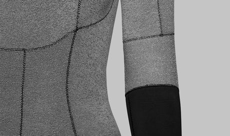 Used Waterproof W8 Fullsuit Front Zip 5mm Diving Wetsuit - Mens-