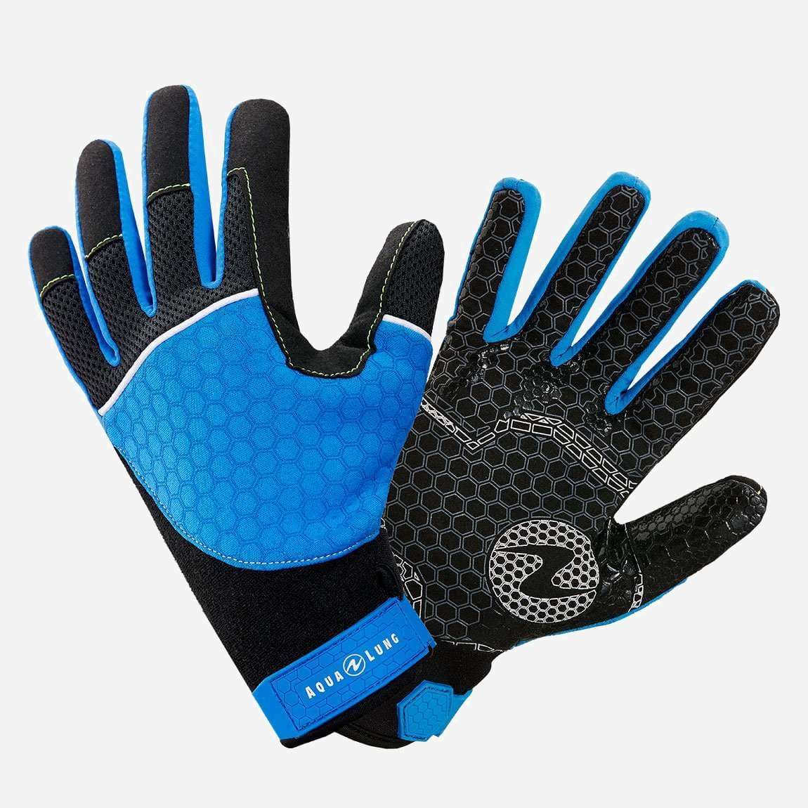Velocity Dive Gloves-Blue/Black-