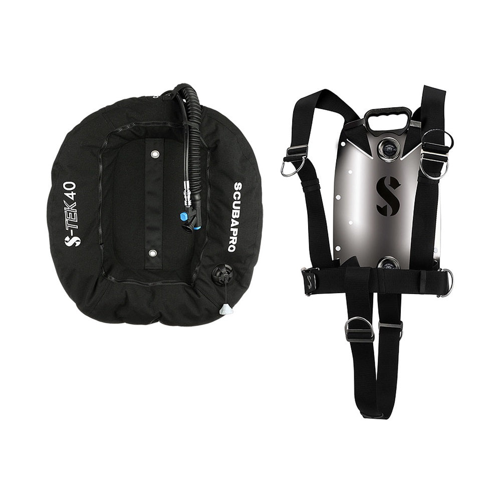 ScubaPro S - TEK Donut Wing 40 + S - TEK Pure Harness SS