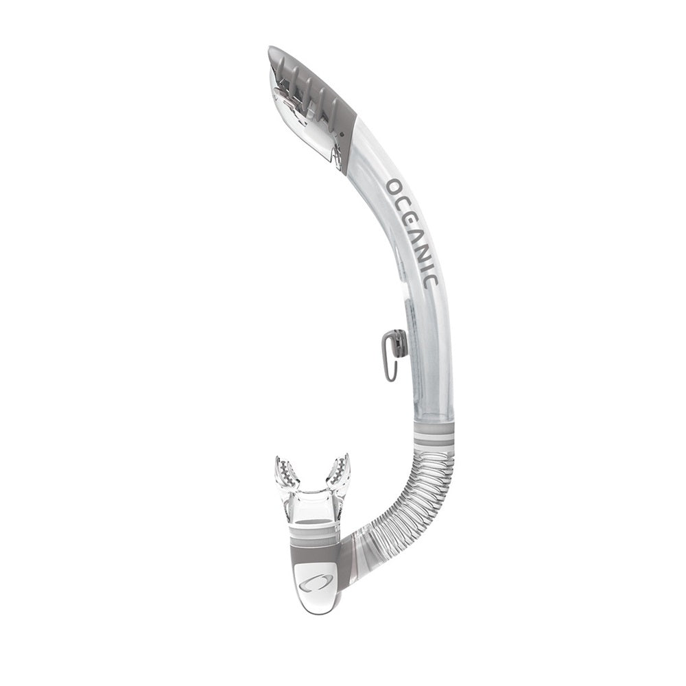 Used Oceanic Ultra Dry 2 Snorkel-Clear/Titanium