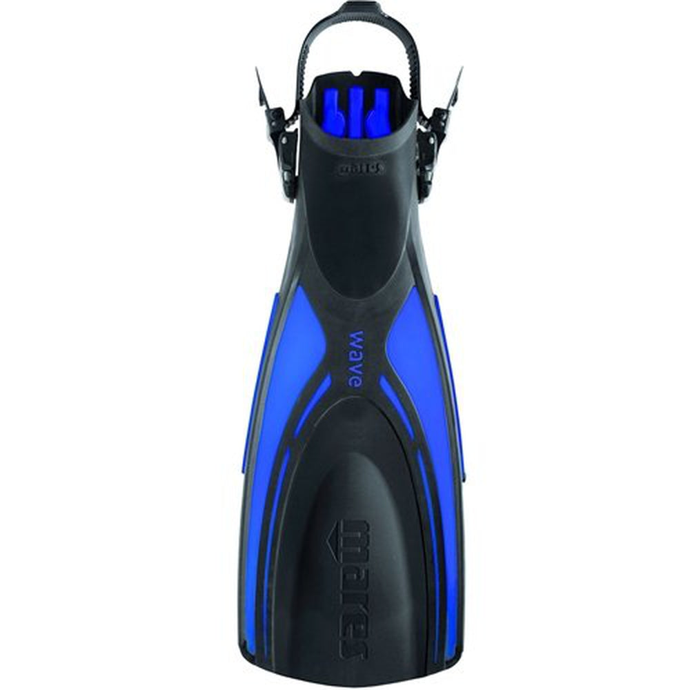 Open Box Mares Scuba Diving Fins Wave Regular Black/Blue