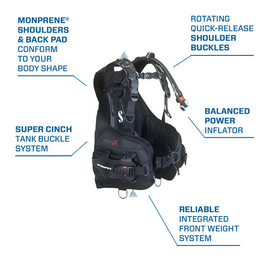 Used ScubaPro Hydros X with Balanced Inflator Women's BCD