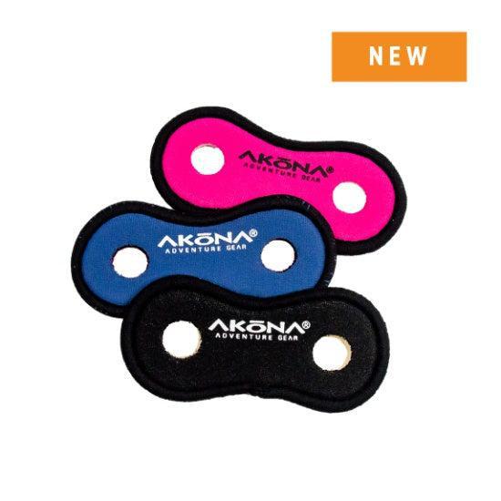 AKONA Neoprene Snorkel Keeper-Aqua Blue/Red