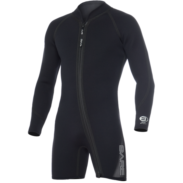 Bare 3 MM Sport Mens Step-In Jacket Shorty Scuba Diving Wetsuit-S