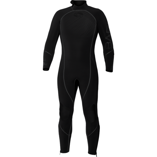 Bare 5 MM Reactive Full-Stretch Mens Scuba Diving Wetsuit-Black