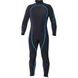 Bare 5 MM Reactive Full-Stretch Mens Scuba Diving Wetsuit-Blue