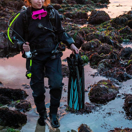 Bare Aqua-Trek 1 Womens Lightweight Travel Pro Drysuit-