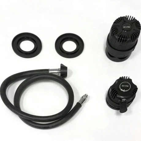 Bare Si Tech Valve Set - 1 Exhaust & 1 Inlet Valve Hose Drysuit Accessory-