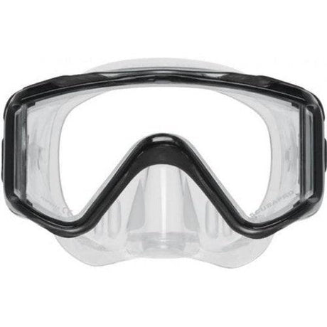 Used Scubapro Crystal Vu Plus Dive Mask W/Purge-Black