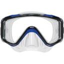 Scubapro Crystal Vu Plus Single Lens Scuba Diving Mask w/o Purge-Black/Blue/Gray