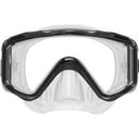 Scubapro Crystal Vu Plus Single Lens Scuba Diving Mask w/o Purge-Black/Gray