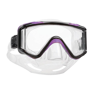 Scubapro Crystal Vu Plus Single Lens Scuba Diving Mask w/o Purge