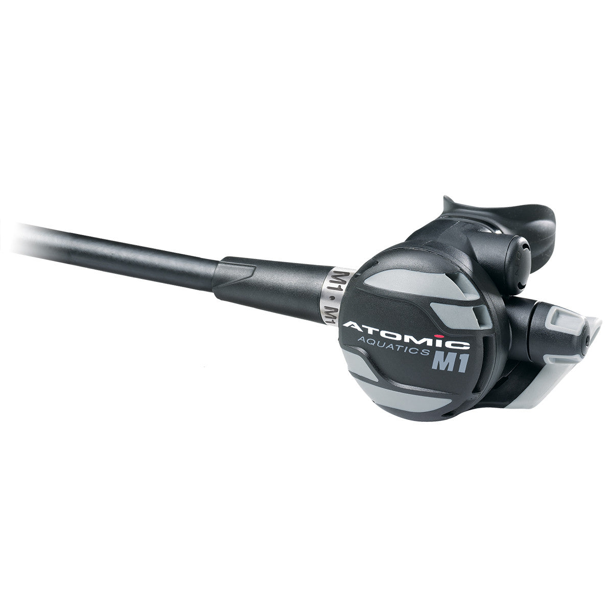 Atomic Aquatics M1 2nd Stage only, 32" hose, Gray-