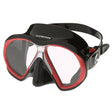 Atomic Aquatics SubFrame Mask, Medium Fit-Black/Red-