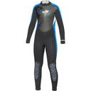 Bare 3/2 MM Manta Full Neoprene Youth Scuba Diving Wetsuit-Blue