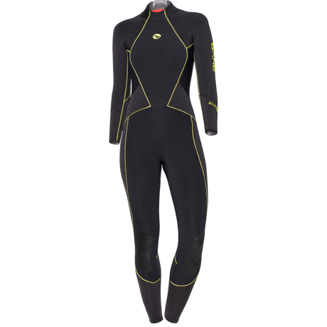Bare 3 MM Evoke Omnired Infrared Technology Womens Scuba Diving Wetsuit-Black