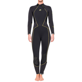 Bare 5 MM Evoke Omnired Infrared Technology Womens Scuba Diving Wetsuit-Black