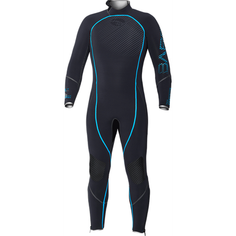 Bare 7 MM Reactive Full-Stretch Mens Scuba Diving Wetsuit-Blue