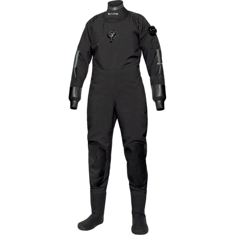 Bare Aqua-Trek 1 Womens Lightweight Travel Pro Drysuit-Black