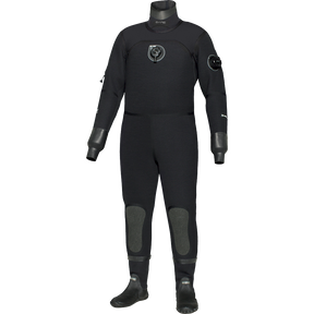 Bare D6 HD Pro Dry Lightweight Mens Drysuit-Black