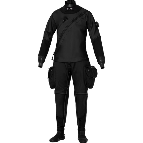 Bare Expedition HD2 Tech Womens Drysuit-Black