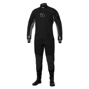 Bare Sentry Pro Dry Mens Drysuit w/ Tech Boots-Black