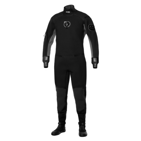 Bare Sentry Pro Dry Mens Drysuit w/ Tech Boots-Black
