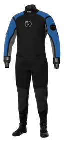 Bare Sentry Pro Dry Mens Drysuit w/ Tech Boots-Blue