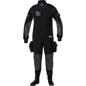 Bare Sentry Tech Mens Drysuit w/ Tech Boots-Black