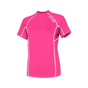 Bare Women's Short Sleeve All-Around Watersports Sunguard-Pink