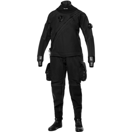 Bare X-Mission Evolution Technical or Recreational Mens Drysuit-Black