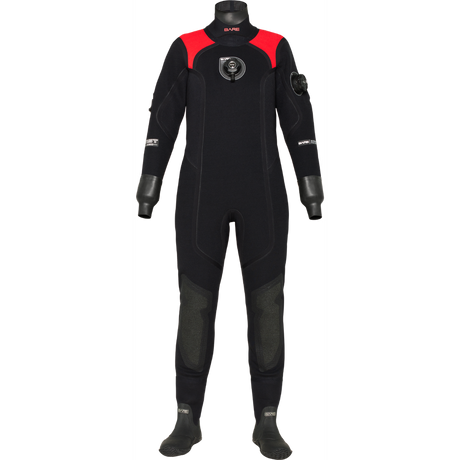 Bare XCS2 Neoprene Mens Tech Drysuit-Red