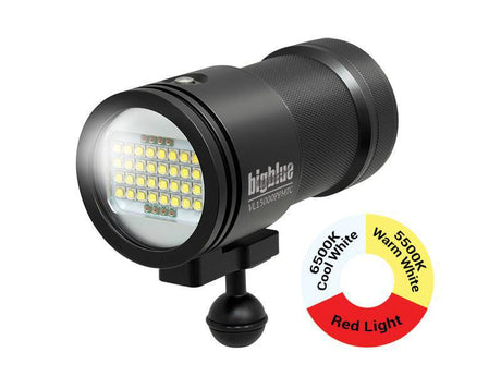 BigBlue 15,000 Lumen Tri-Color Video Light - Black-