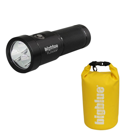 BigBlue 2600 Lumen Narrow Beam Technical Light - Glossy Black-