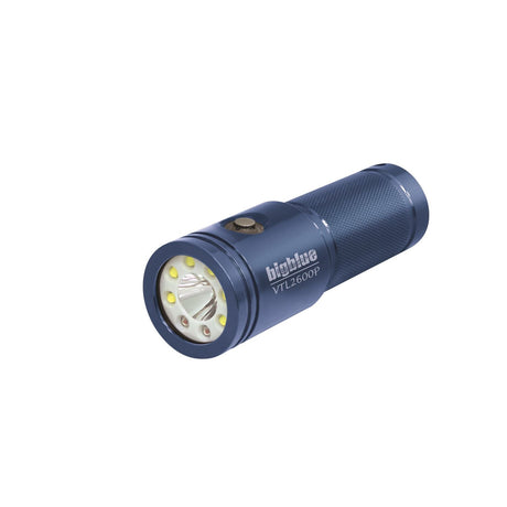 BigBlue 2600 Lumen Wide Beam + 1000 Lumen Spot Beam - Glossy Blue-